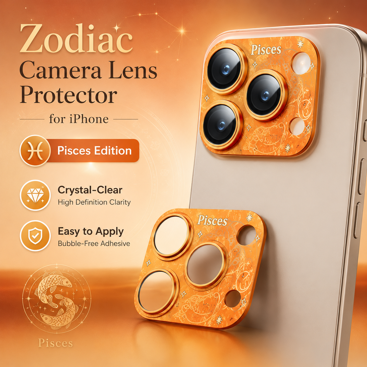 iPhone Zodiac Camera Lens Protector